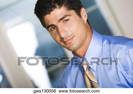 Stock Photograph - Portrait of a businessman. Fotosearch