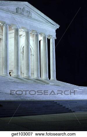 Stock Photo - Low angle view of a building, Jefferson Memorial, Washington DC, USA. Fotosearch