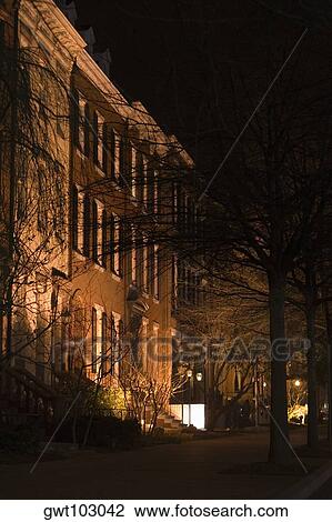 Low angle view of a building lit up at night, Washington DC, USA View Large Photo Image Stock Image - Low angle view of a building lit up at night, Washington DC, USA. Fotosearch
