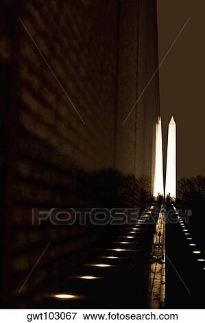 Tower lit up at night, Washington Monument, Washington DC, USA View Large Photo Image Stock Photo - Tower lit up at night, Washington Monument, Washington DC, USA. Fotosearch