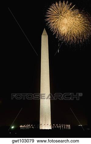 Tower lit up at night, Washington Monument, Washington DC, USA View Large Photo Image Stock Photo - Tower lit up at night, Washington Monument, Washington DC, USA. Fotosearch
