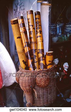 Bamboo flutes Hanoi, Vietnam View Large Photo Image Stock Image - Bamboo flutes Hanoi, Vietnam. Fotosearch