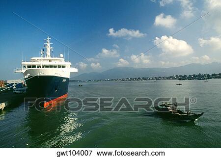 Cruise ship, Danang, Vietnam View Large Photo Image Stock Photo - Cruise ship, Danang, Vietnam. Fotosearch