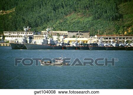 Danang Naval base in Vietnam View Large Photo Image Stock Photo - Danang Naval base in Vietnam. Fotosearch