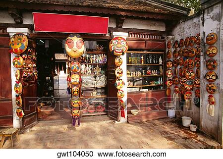 Folk craft shop, Hanoi, Vietnam View Large Photo Image Stock Image - Folk craft shop, Hanoi, Vietnam. Fotosearch