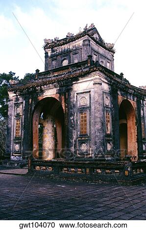 Imperial tomb, Hue, Vietnam View Large Photo Image Stock Image - Imperial tomb, Hue, Vietnam. Fotosearch