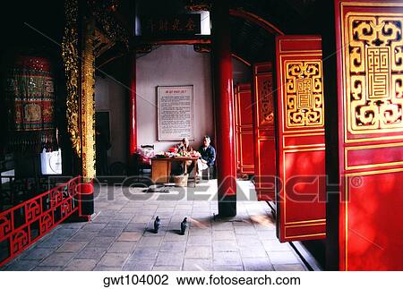 Stock Image - Ngoc Son temple, Hanoi, Vietnam. Fotosearch