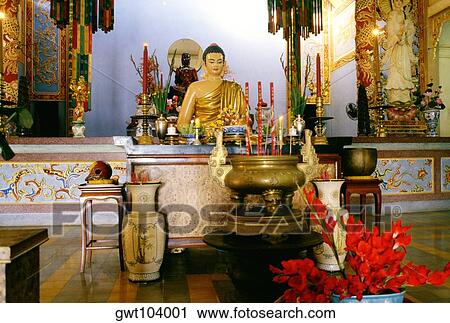 Sanctuary at Long Song Temple, Nha Trang, Vietnam View Large Photo Image Stock Image - Sanctuary at Long Song Temple, Nha Trang, Vietnam. Fotosearch