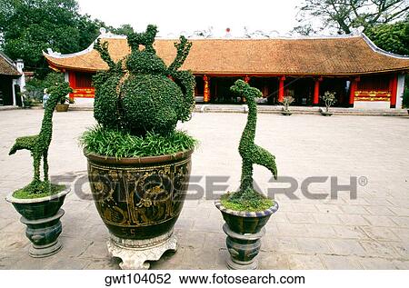 Stock Image - Temple of Literature, Hanoi, Vietnam. Fotosearch