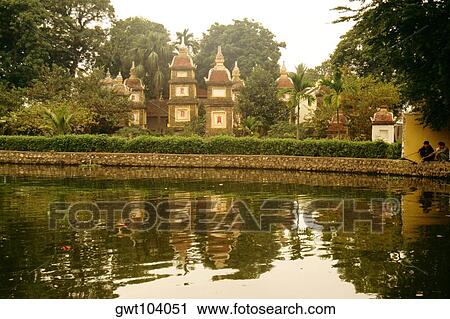 Stock Image - Tran Quoc Pagoda, Hanoi, Vietnam. Fotosearch