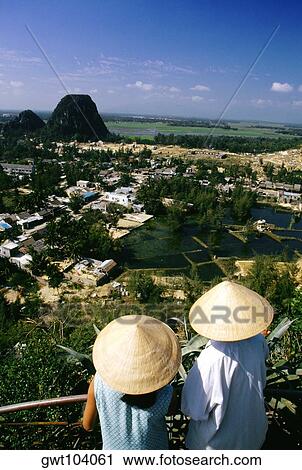 View of Danang, Vietnam and the Marble Mountains View Large Photo Image Stock Image - View of Danang, Vietnam and the Marble Mountains. Fotosearch