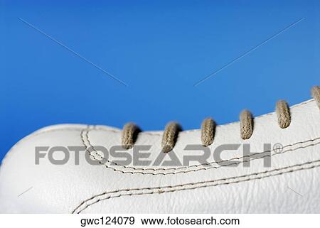 Close-up of a sports shoe View Large Photo Image Stock Photo - Close-up of a sports shoe. Fotosearch
