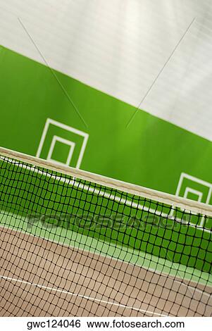 Stock Photograph - Close-up of a tennis net. Fotosearch