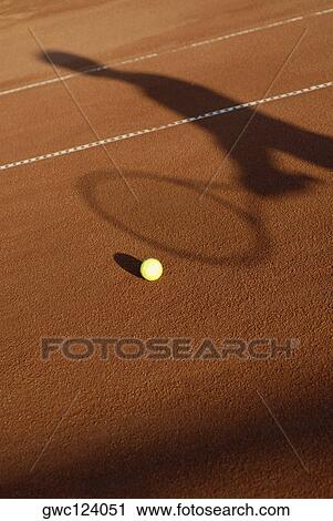 High angle view of a tennis ball on a tennis court View Large Photo Image Stock Image - High angle view of a tennis ball on a tennis court. Fotosearch