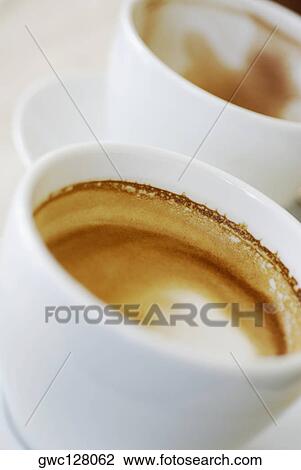 High angle view of a cup of coffee View Large Photo Image Stock Image - High angle view of a cup of coffee. Fotosearch