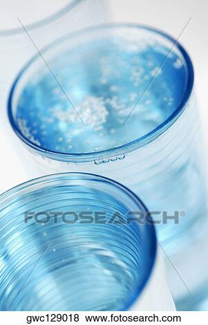 Close-up of soda in two glasses View Large Photo Image Stock Photo - Close-up of soda in two glasses. Fotosearch