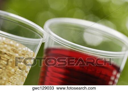 Close-up of two glasses of soda View Large Photo Image Stock Image - Close-up of two glasses of soda. Fotosearch