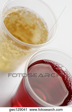 High angle view of two glasses of soda View Large Photo Image Stock Image - High angle view of two glasses of soda. Fotosearch