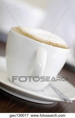 Close-up of a cup of coffee View Large Photo Image Stock Photo - Close-up of a cup of coffee. Fotosearch