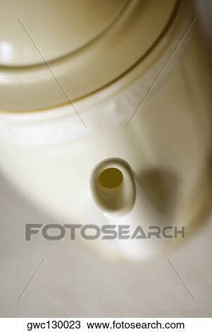 High angle view of a tea kettle View Large Photo Image Stock Image - High angle view of a tea kettle. Fotosearch