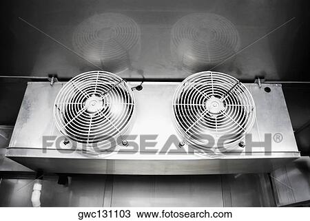 Low angle view of two exhaust fans in a laboratory View Large Photo Image Stock Image - Low angle view of two exhaust fans in a laboratory. Fotosearch