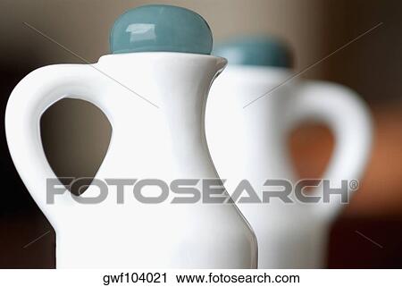 Close-up of ceramic jars View Large Photo Image Stock Image - Close-up of ceramic jars. Fotosearch