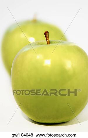 Close-up of green apples View Large Photo Image Stock Photo - Close-up of green apples. Fotosearch