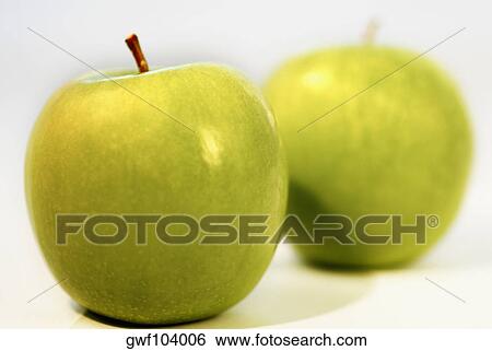 Close-up of green apples View Large Photo Image Stock Photograph - Close-up of green apples. Fotosearch
