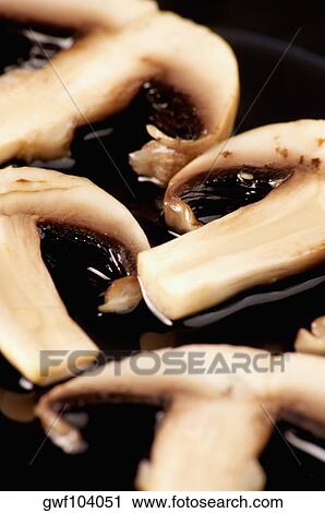 High angle view of sliced mushrooms View Large Photo Image Stock Image - High angle view of sliced mushrooms. Fotosearch
