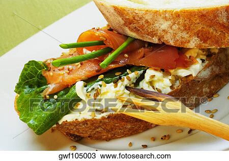 Close-up of a ham sandwich with a fork on a plate View Large Photo Image Stock Image - Close-up of a ham sandwich with a fork on a plate. Fotosearch