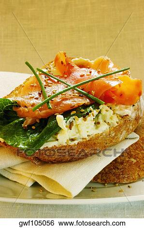 Close-up of a sandwich on a plate View Large Photo Image Stock Photograph - Close-up of a sandwich on a plate. Fotosearch