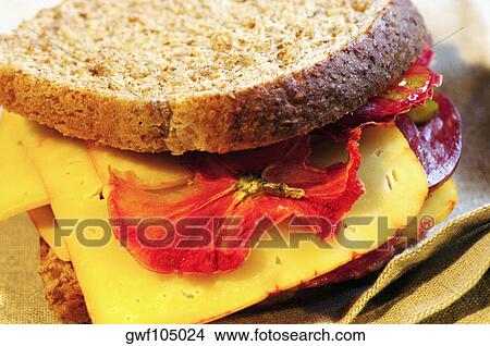 Close-up of a sandwich View Large Photo Image Picture - Close-up of a sandwich. Fotosearch