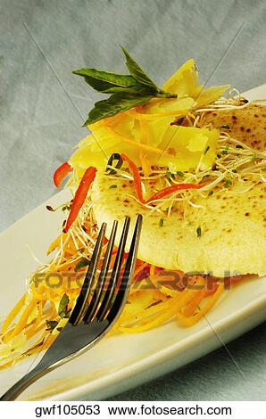 Close-up of bread and fork on a plate View Large Photo Image Stock Image - Close-up of bread and fork on a plate. Fotosearch