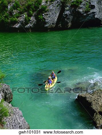 High angle view of two people rafting in the sea, Bermuda View Large Photo Image Stock Image - High angle view of two people rafting in the sea, Bermuda. Fotosearch