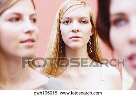 Stock Photography - Portrait of a young woman. Fotosearch