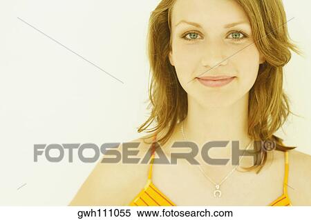Close-up of a teenage girl smiling View Large Photo Image Stock Photography - Close-up of a teenage girl smiling. Fotosearch