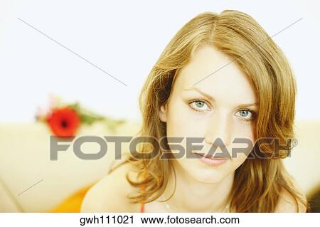 Close-up of a teenage girl View Large Photo Image Stock Image - Close-up of a teenage girl. Fotosearch