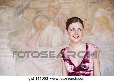 Young woman smiling View Large Photo Image Stock Image - Young woman smiling. Fotosearch