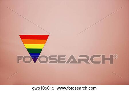 Close-up of a colorful gay symbol View Large Photo Image Stock Photography - Close-up of a colorful gay symbol. Fotosearch