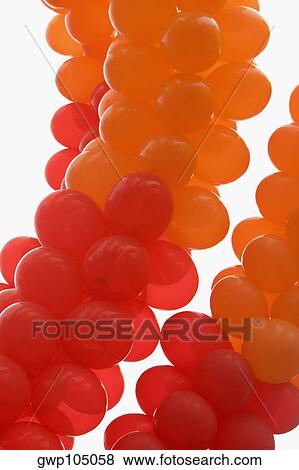 Close-up of colored balloons View Large Photo Image Stock Photo - Close-up of colored balloons. Fotosearch