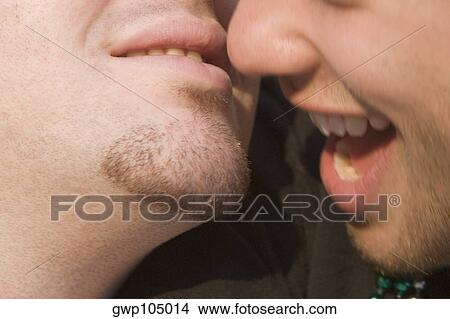 Picture - Close-up of two gay men. Fotosearch