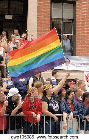 Large group of people at a gay parade View Large Photo Image Stock Photograph - Large group of people at a gay parade. Fotosearch
