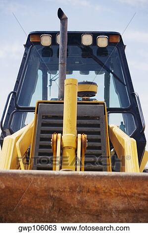 Close-up of a bulldozer View Large Photo Image Stock Image - Close-up of a bulldozer. Fotosearch