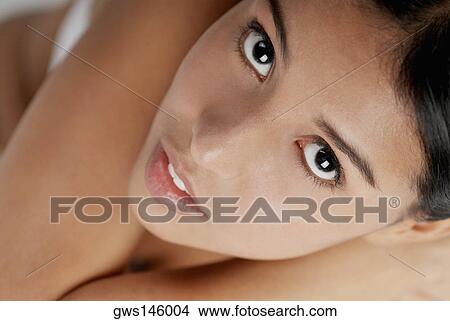 Portrait of a young woman View Large Photo Image Picture - Portrait of a young woman. Fotosearch