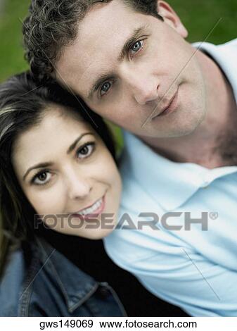 Stock Photo - Portrait of a mid adult couple. Fotosearch