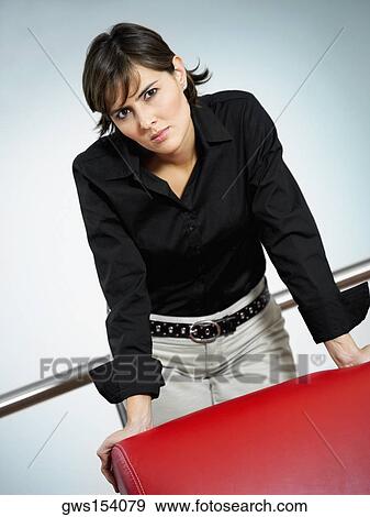Portrait of a businesswoman thinking View Large Photo Image Stock Photo - Portrait of a businesswoman thinking. Fotosearch