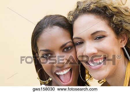 Portrait of two teenage girls View Large Photo Image Stock Image - Portrait of two teenage girls. Fotosearch