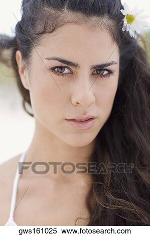 Portrait of a young woman View Large Photo Image Stock Photography - Portrait of a young woman. Fotosearch