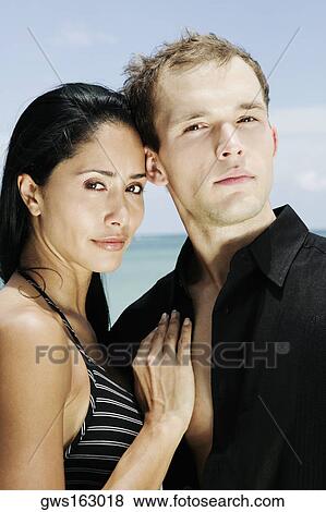Portrait of a young couple View Large Photo Image Stock Photo - Portrait of a young couple. Fotosearch