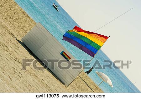 Beach hut on the beach View Large Photo Image Stock Photography - Beach hut on the beach. Fotosearch